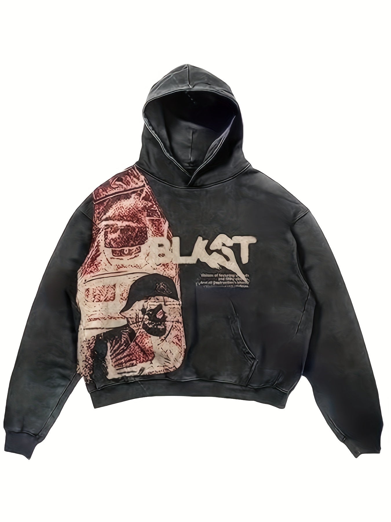 Street Style Skull Graphic Hoodie