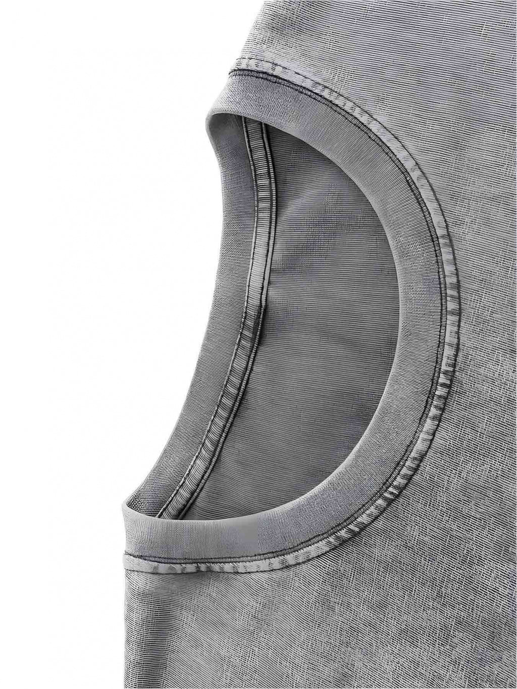 Men's Y2K Street Style 230g Heavy Cotton T-Shirt - Vintage Wing Pattern