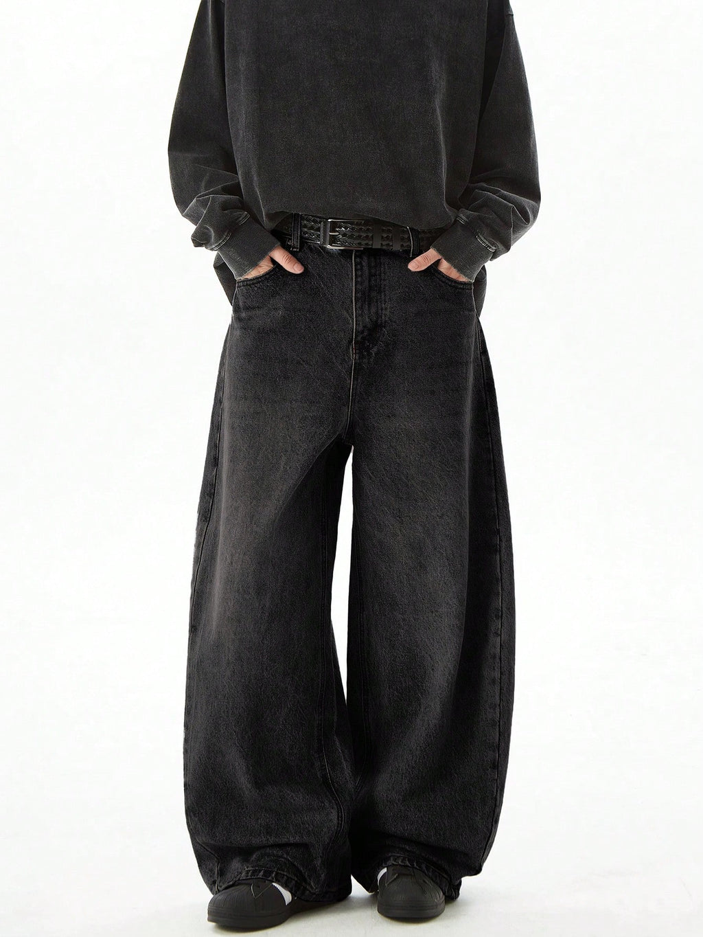Loose Fit Casual Baggy Boyfriend-Style Jeans