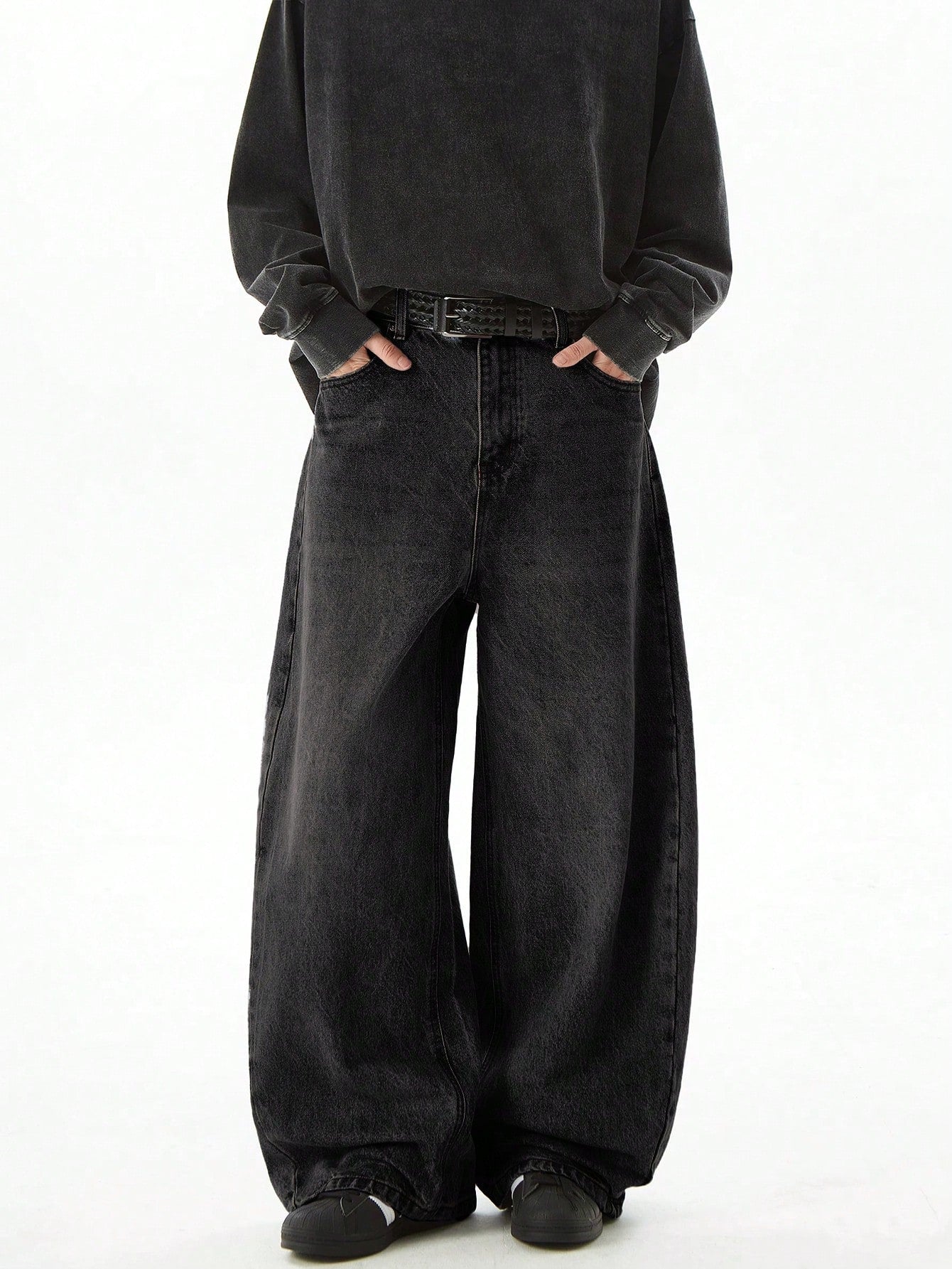 Loose Fit Casual Baggy Boyfriend-Style Jeans