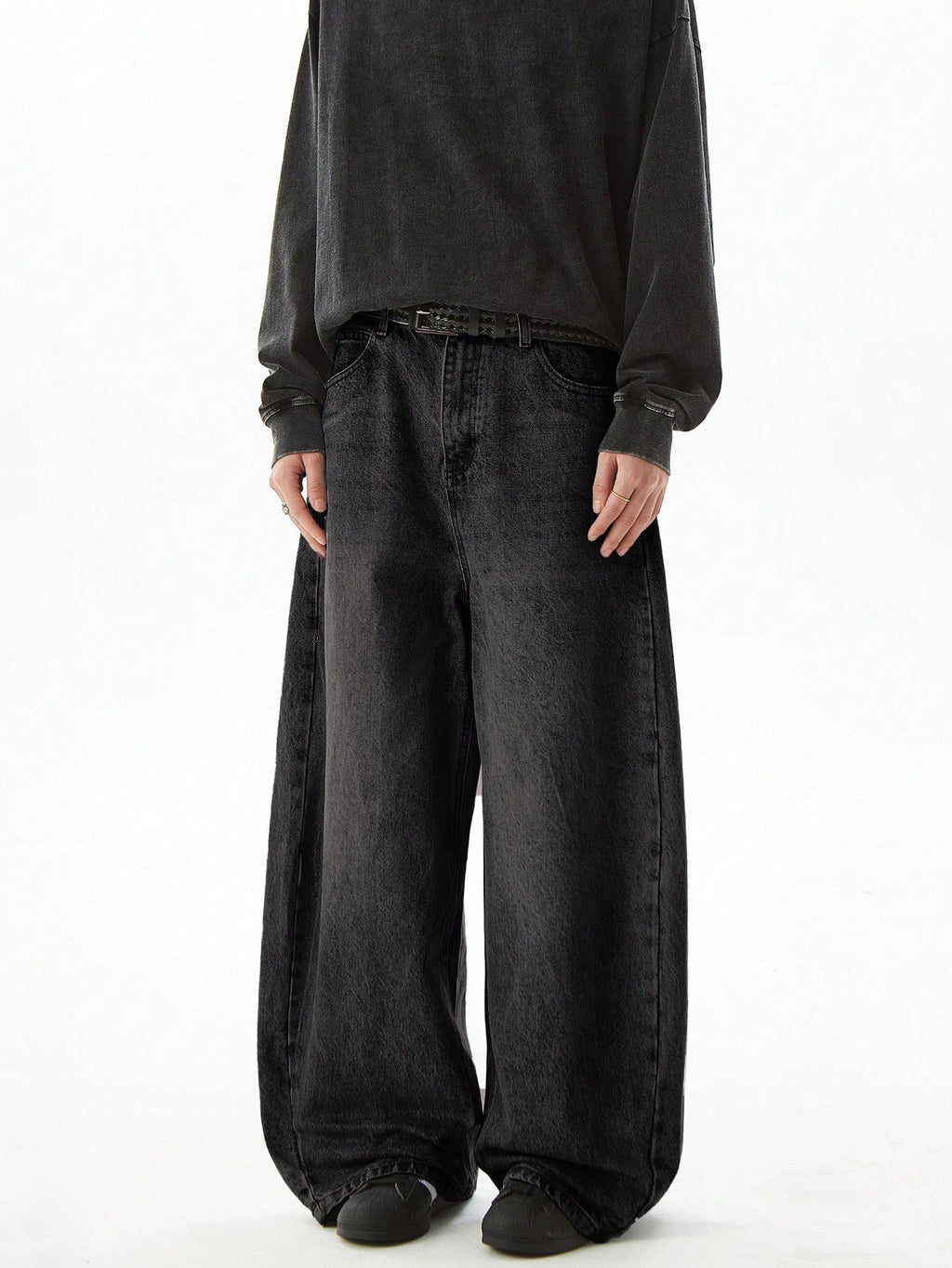 Loose Fit Casual Baggy Boyfriend-Style Jeans