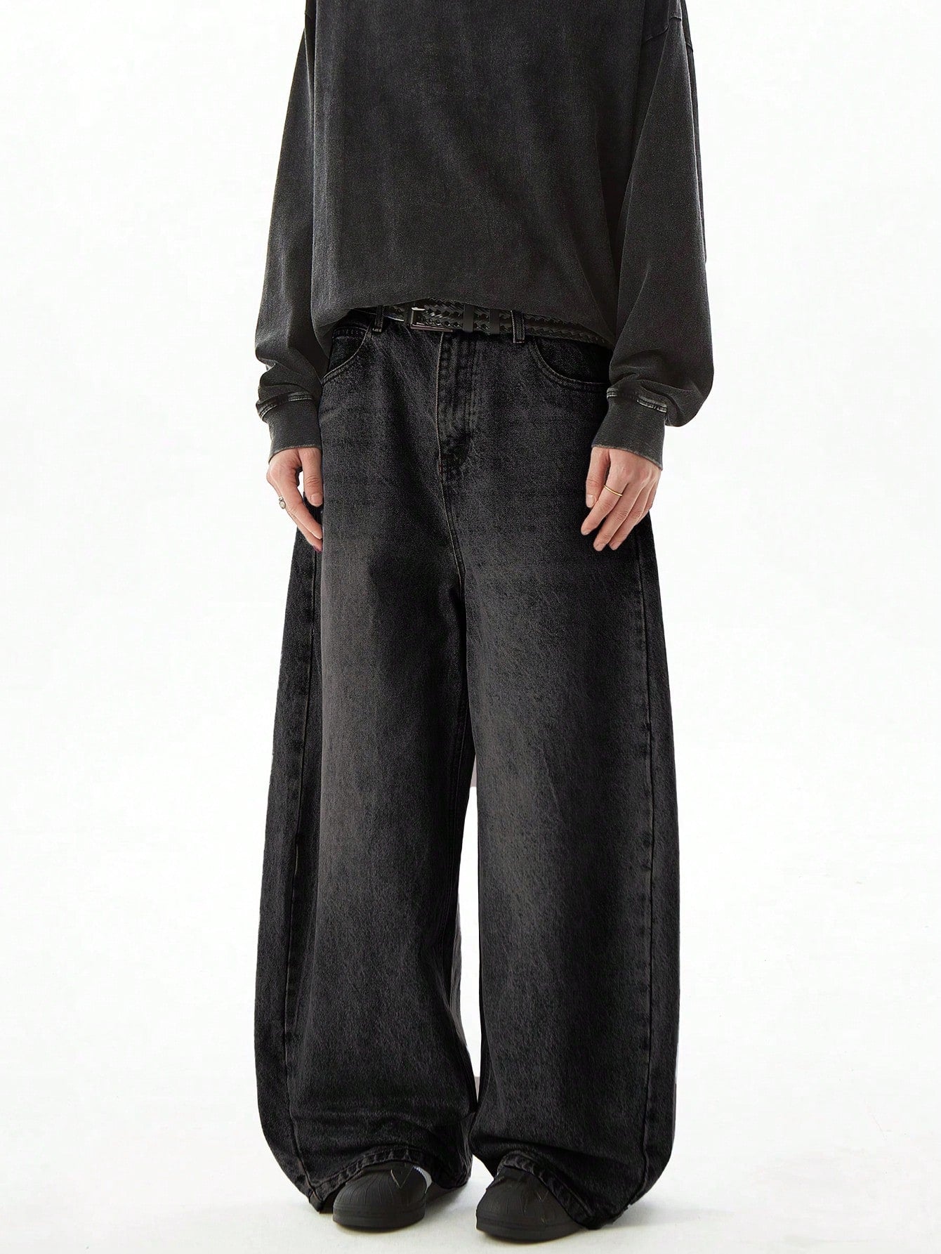 Loose Fit Casual Baggy Boyfriend-Style Jeans