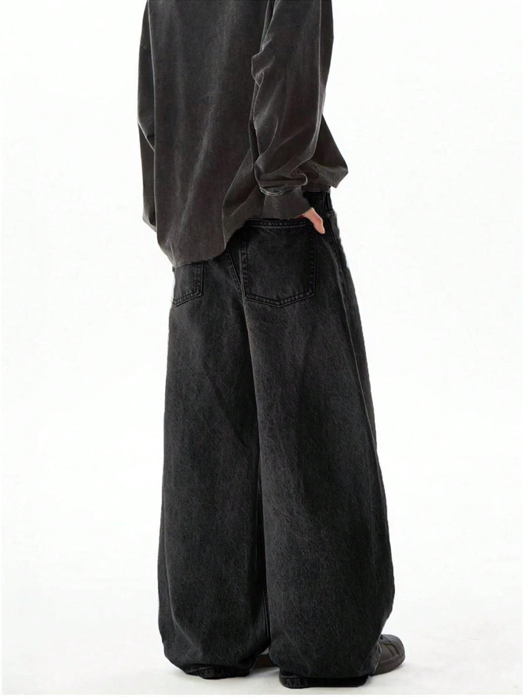 Loose Fit Casual Baggy Boyfriend-Style Jeans