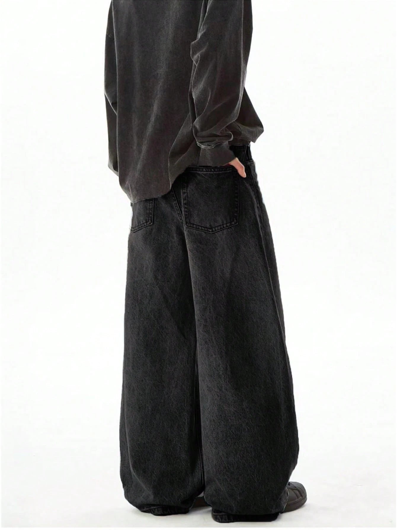 Loose Fit Casual Baggy Boyfriend-Style Jeans