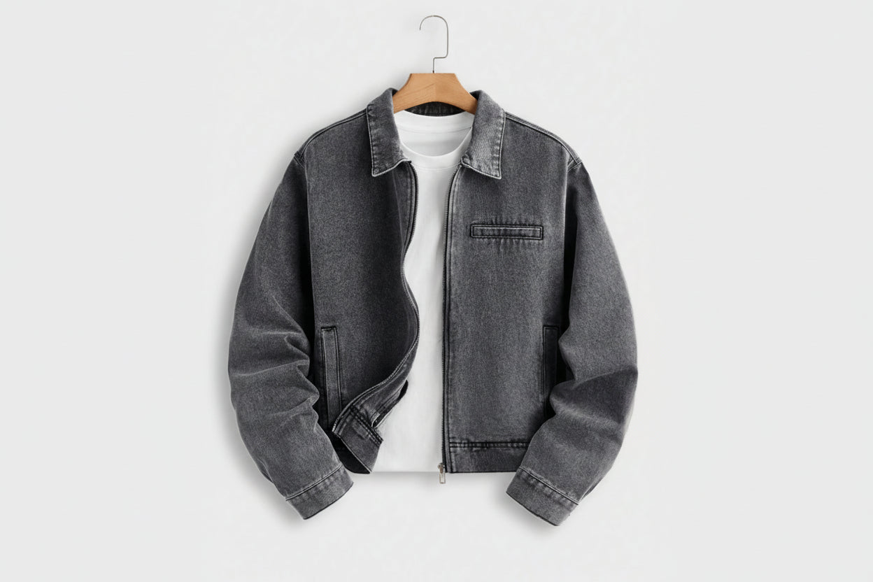 Men's Autumn Loose-fitting Denim Jacket