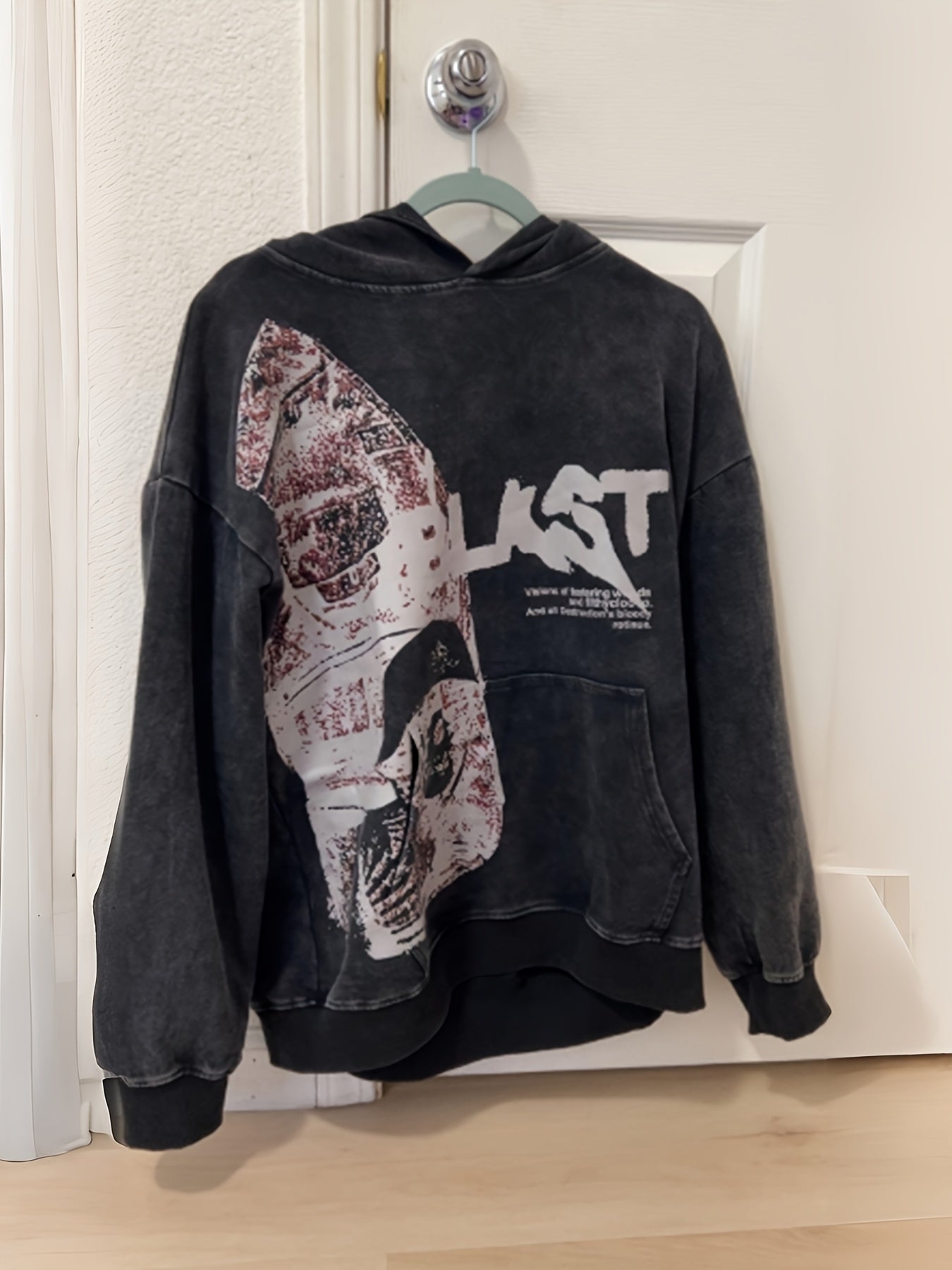 Street Style Skull Graphic Hoodie