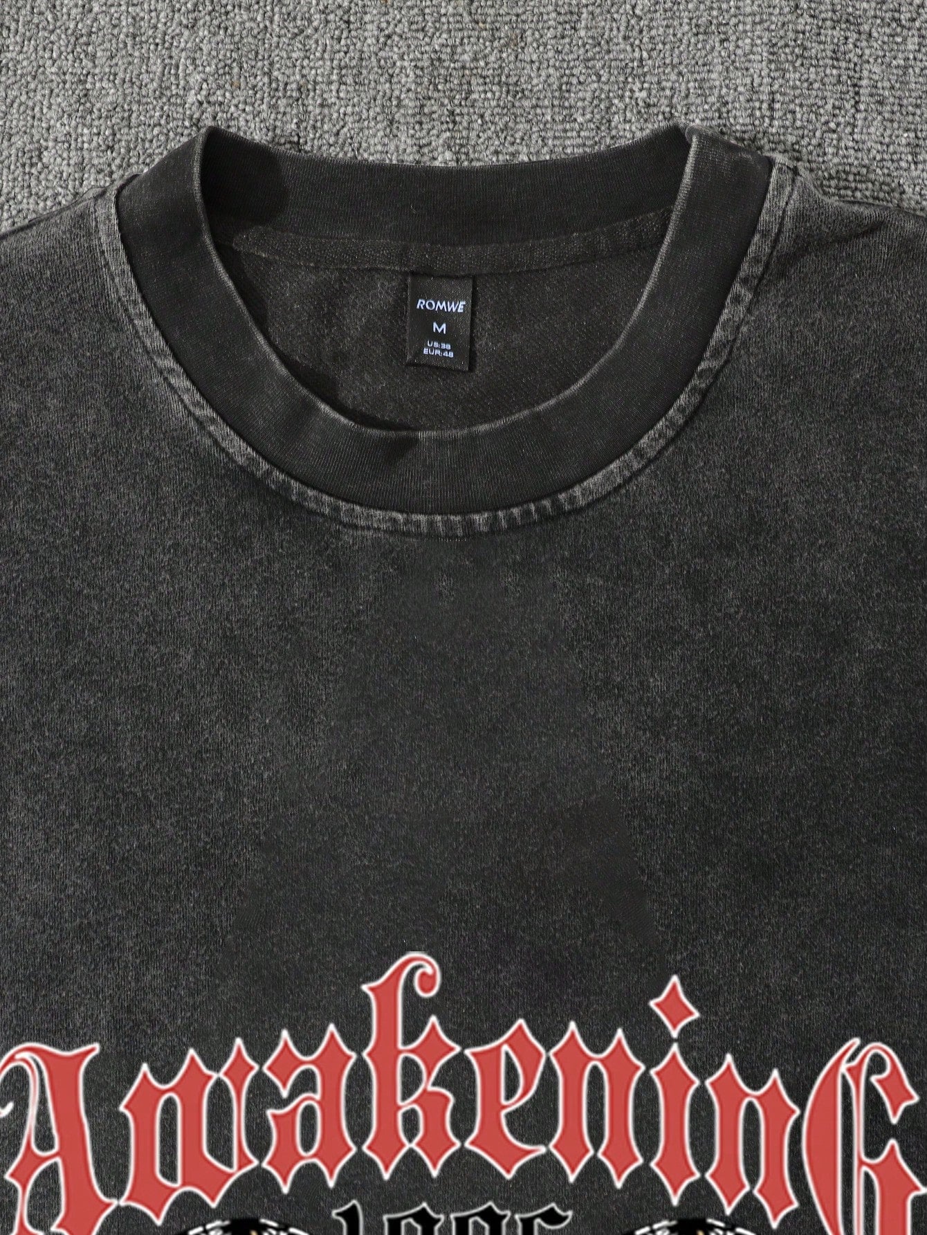 Men's Casual Graphic Long Sleeve T-Shirt - Religious Awakening Print