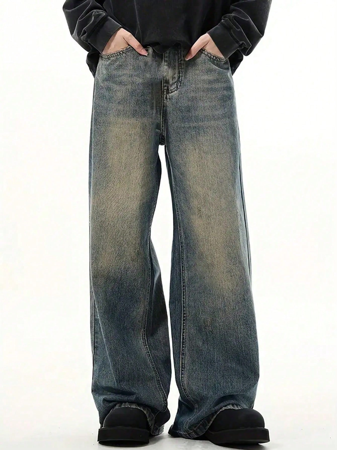 Men's Casual Retro Loose Fit Jeans