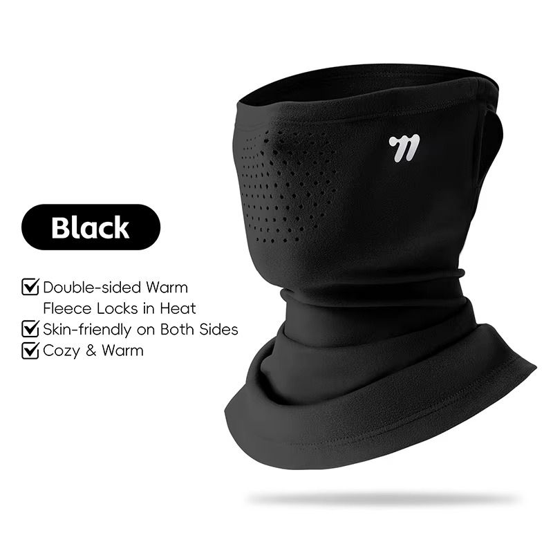 WEST BIKING Thermal Cycling Mask Winter Windproof Breathable Ear-hanging Mask Skiing Climbing Scarf Warm Balaclava Sports Gear