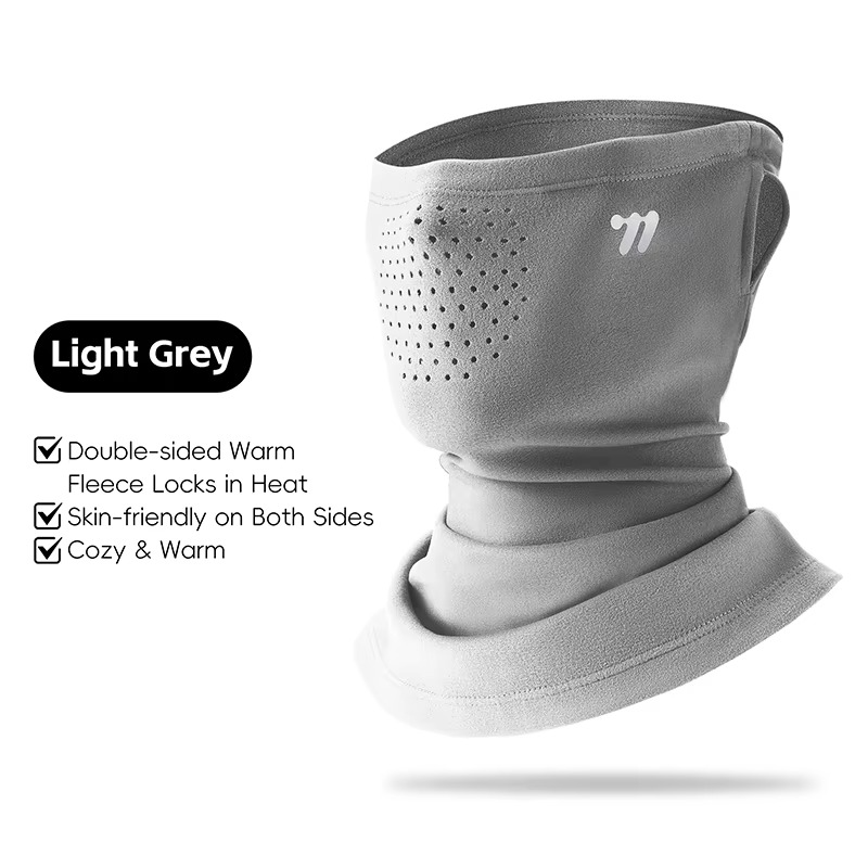 WEST BIKING Thermal Cycling Mask Winter Windproof Breathable Ear-hanging Mask Skiing Climbing Scarf Warm Balaclava Sports Gear