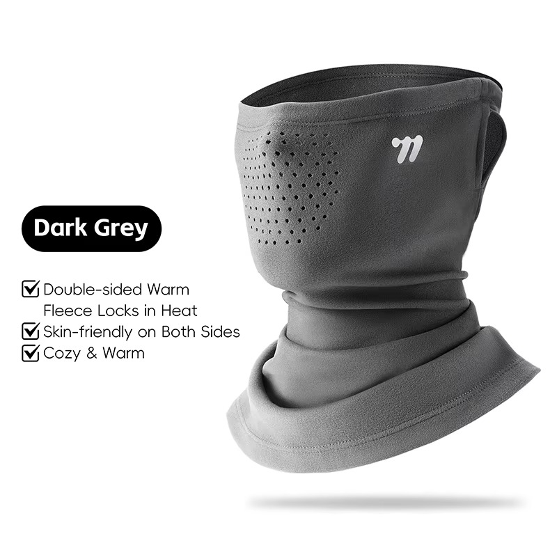 WEST BIKING Thermal Cycling Mask Winter Windproof Breathable Ear-hanging Mask Skiing Climbing Scarf Warm Balaclava Sports Gear