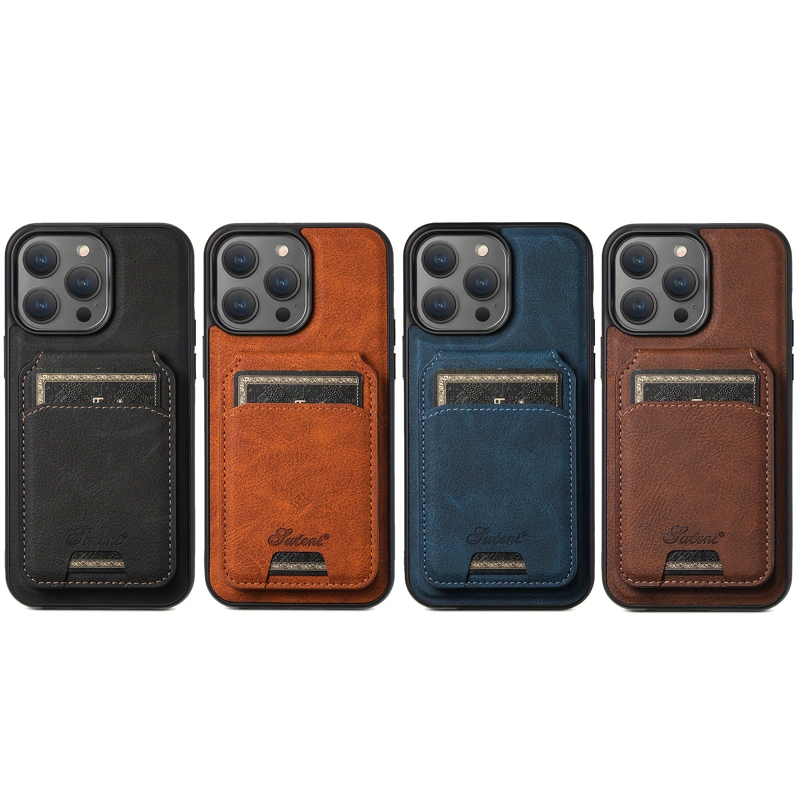 SUTENI Wallet Phone Case - 2-In-1 Detachable Magnetic Cover