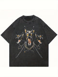 Men's Vintage Dalmatian Dog Print T-Shirt